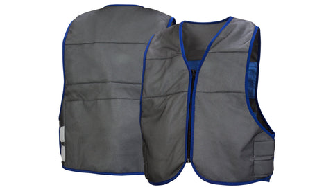 Cooling vest - gray & blue - medium-XL