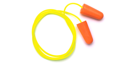 100 Disposable Earplugs (corded)