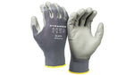 PU Glove-13g Nylon liner - Grey Size L